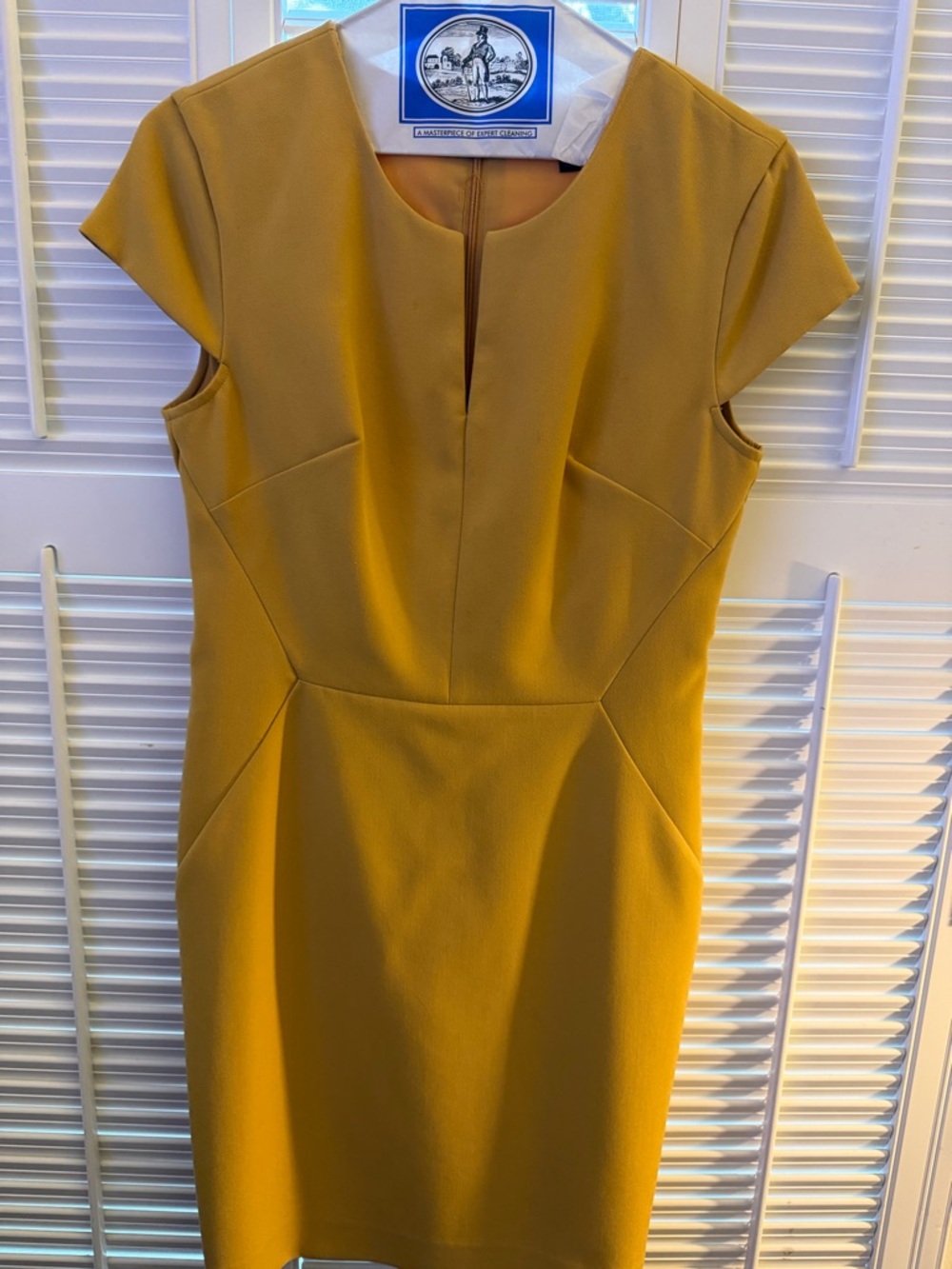 Banana Republic Mustard Yellow Dress